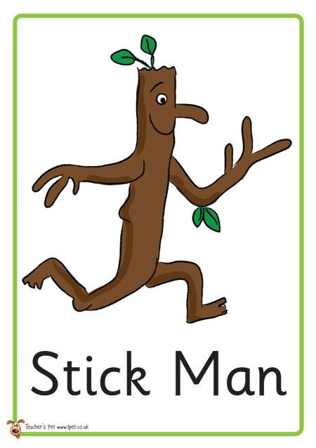 stick man Stickman Julia Donaldson, Relief Teaching Ideas, Story Sack, The Gruffalo, Story Activities, Stick Man, Winter Crafts For Kids, Kid Activities, Book Projects