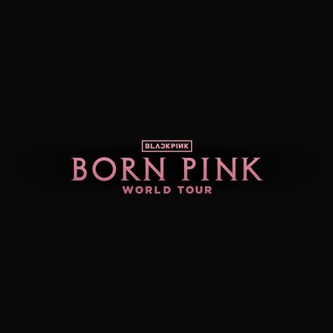 Entertainer Of The Year, Born Pink World Tour, Pink Tour, Pink World, Pink Posters, Tour Merch, Best Kpop, Tour Posters, Born Pink