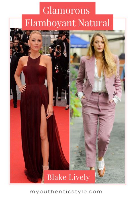 Flamboyant Natural Blake Lively, Blake Lively Flamboyant Natural, Flamboyant Natural Dress Wedding, Dramatic Classic Vs Flamboyant Natural, Dresses For Flamboyant Natural, Flamboyant Natural Lines, Flamboyant Natural Soft Autumn, Curvy Flamboyant Natural, Natural Dramatic Style