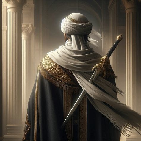 Khalid Bin Walid, Arab Warrior, Hijrah Islam, Love Images With Name, Kaos Oblong, Arabian Art, Islamic Posters, Khalid, Fantasy Inspiration