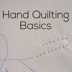 How To Hand Quilt, Free Hand Quilting, Easy Hand Quilting, Hand Quilting Technique, Quilting By Hand, Hand Quilting Patterns, Quilting Tutorial, Knitting Group, Start Quilting