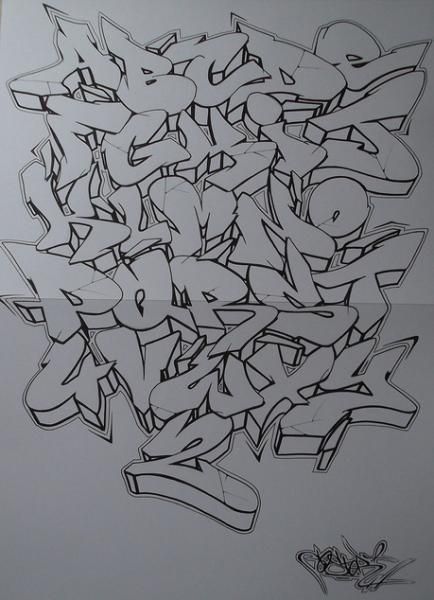 graffiti alphabet Graffiti Alphabet Wildstyle, Graffiti Alphabet Styles, Alphabet Graffiti, Graffiti Lettering Alphabet, Graffiti Wildstyle, Graffiti Art Letters, Graffiti Ideas, Graffiti Text, Graffiti Fonts