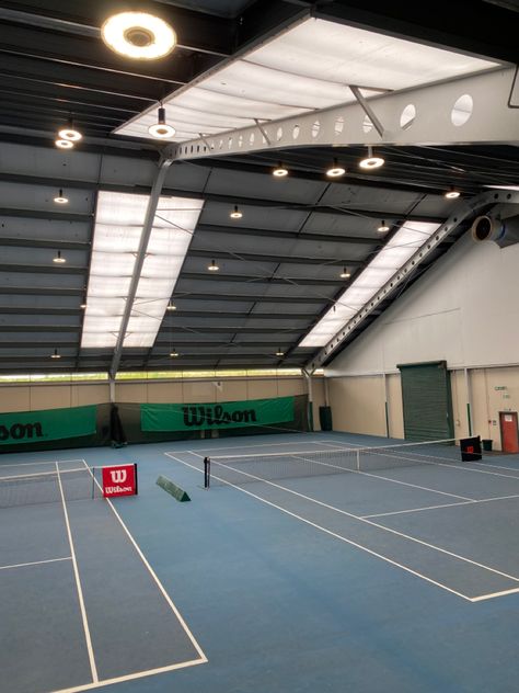 #tennis #indoorcourt #tenniscourt #newzealand #travel #wilson #penn #court #tournament Indoor Tennis Court, Indoor Tennis, Tennis Tournament, Tennis Tournaments, Tennis Courts, Tennis Club, Tennis Clubs, Shade Structure, Sports Theme