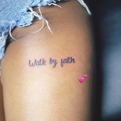 Walk By Faith Tattoo, Faith Tattoo, Walk By Faith, Walking By, Tattoos