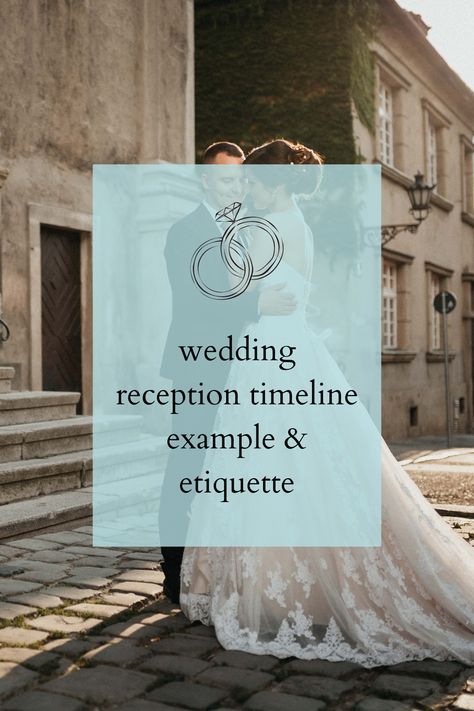 One of the most important parts of wedding planning is creating a timeline for your wedding reception. This timeline can help you, and/or your wedding 6 Pm Wedding Timeline, 4 Pm Wedding Timeline, Timeline Example, Reception Timeline, Wedding Reception Timeline, Reception Activities, Diy Wedding Inspiration, Create A Timeline, Mother Son Dance