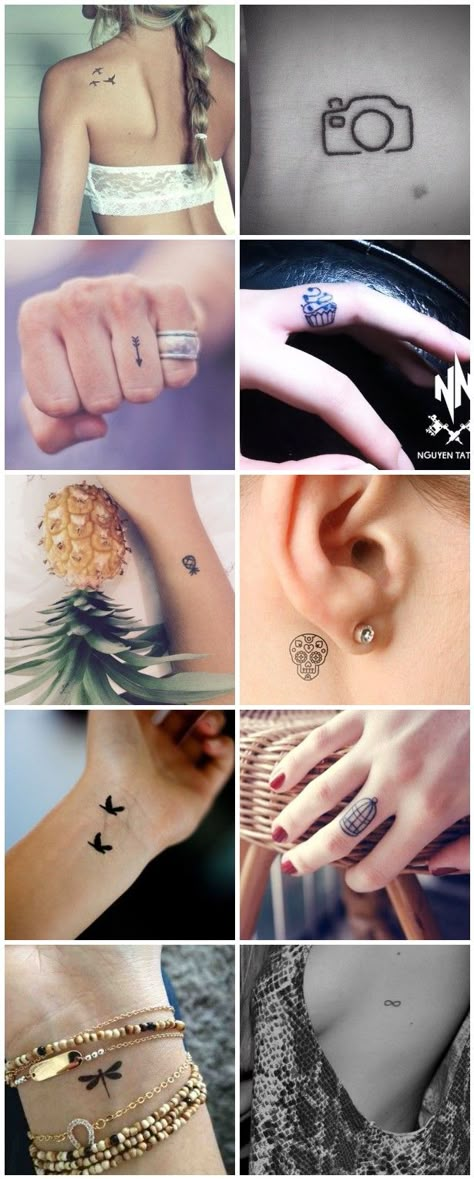 You think getting a tattoo bigger than your fingernail could be too much to start with? How about those cute little tattoos? If getting a real tattoo, even a tiny one, is not for you, you can alway… Wolf Sketch Tattoo, Symbol Family, Tattoo Planets, Tattoo Wallpaper, Le Tattoo, Pineapple Tattoo, Tattoo Dotwork, Lady Bug Tattoo, Petit Tattoo