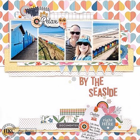 Put together a layout with the Main Kit only…. @kirei65 has used all the elements from the September 2024 Main Kit to create her multi-photo layout. We love how she’s used five different patterned papers to create dimension and texture behind her photos! To see how it came together pop on over to the Hip Kit Club YouTube channel… link in bio. #september2024hipkits #hkcexclusives #hipkitclub #hipkitclubkits #hipkit #hipkits #scrapbooking #scrapbook #scrapbookpage #scrapbookingpage #scrapbook... Multi Photo Layouts, Summer Scrapbook Layouts, Hip Kit Club, Photo Layout, Vacation Scrapbook, Summer Scrapbook, Multi Photo, 12x12 Scrapbook, Photo Layouts