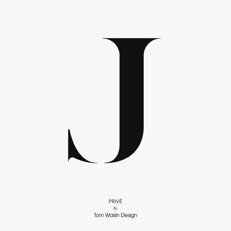 A bespoke typeface commissioned by Farfetch, designed by Tom Walsh Design J Font Letter, J Letter Design, J Logo Design Ideas, J Font, J Calligraphy, Letter J Design, Logo J, Creative Letters, J Letter