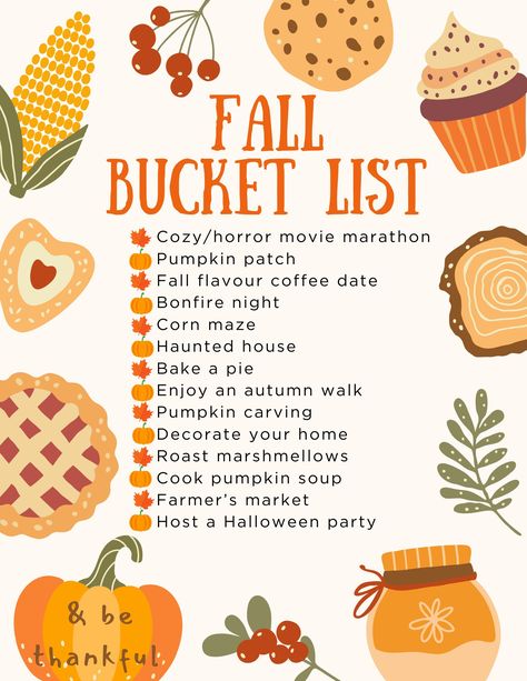 Summer's over, are you feeling the blues? Don't worry - we have you covered! Have the BEST fall of your life with this quirky, exciting and beautiful Fall Bucket List for 2023. Ready to print and use instantly, you can carry this with you and tick off your activities this Fall season A great way to make the most of the Fall season with friends, family and everybody! There is something for everyone on this list. You will be the talk of the town with this handy list!  Please note, this is a digita What To Do In Town With Friends, Halloween Things To Do, Halloween Sleepover, Fall Family Fun, Fall Boards, Fall Mood Board, Fall Bucket List, Fun Fall Activities, Fall Inspo