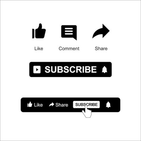 Youtube subscribe interface button | Premium Vector #Freepik #vector #subscribe #subscribe-button #blogger-logo #youtube Subscribe Logo, Blogger Logo, Youtube Banner Design, Facebook Cover Template, Youtube Design, Youtube Logo, Youtube Banners, Frame Template, Logo Collection