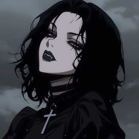 Activism Art, Night Witches, Anime Goth, Anime Demon Boy, Avatar Fan Art, Hair Icon, Alternative Art, Goth Art, Gothic Anime