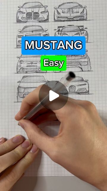 Moritz Frowerk on Instagram: "Next?🤔🔥 #tutorial #howtodraw #cardrawing" Cars Drawing Tutorial, Easy Car Drawing Step By Step, How To Draw A Car Easy, Easy Drawings Car, How To Draw A Car Step By Step, Cool Car Drawings Easy, Sport Car Drawing, How To Draw A Car, Mustang Drawing