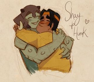 (QUICK NOTE! Half of the stuff in here is from before season two so p… #random #Random #amreading #books #wattpad Hunk X Shay, Voltron Hunk, Hunk Garrett, Hunk Voltron, Fandom Fanart, Bucky Barnes Captain America, Geeky Art, Form Voltron, Voltron Ships