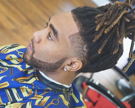 Temp Fade, Temp Fade Haircut, Haircut For Men, Two Braid Hairstyles, Taper Fade Haircut, Dreadlock Hairstyles For Men, Dreadlock Styles, Dreads Styles, Taper Fade