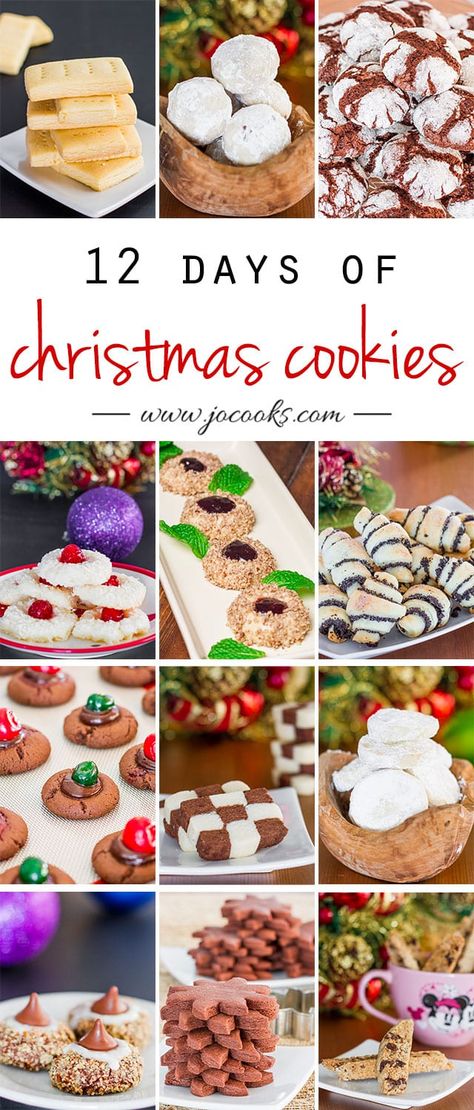 12 Days Of Christmas Cookies, Checkerboard Cookies, Favorite Christmas Cookies, New Year's Eve Appetizers, Jo Cooks, Cookie Bakery, Chocolate Sugar Cookies, Christmas Cookie Exchange, Christmas Food Gifts