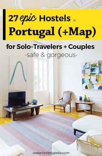 27 Best Hostels in Portugal (+Itinerary Ideas) Portugal On A Budget, Backpacking Portugal, Europe Hostels, Hostel Tips, Best Hostels In Europe, London Hostels, Portugal Itinerary, Boutique Hostels, Portugal Map