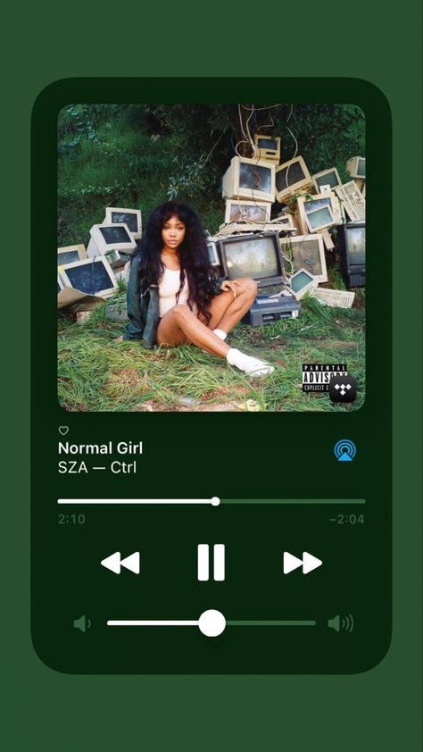 Sza Music, Songs That Describe Me, Iphone Music, Cute Lockscreens, Upbeat Songs, Song Recommendations, Solo Album, Normal Girl, Girls Music