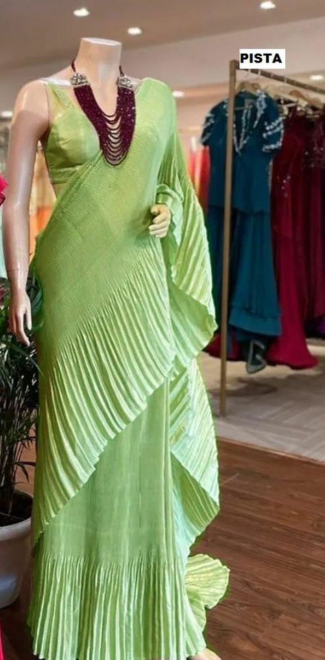 NEW DESIGNER CRUSH SAREE LAUNCHING Crush Saree, Sari Blouse Designs, Satin Saree, Silk Saree Blouse, Sari Blouse, Party Wear Indian Dresses, What's App, Saree Look, Saree Blouse