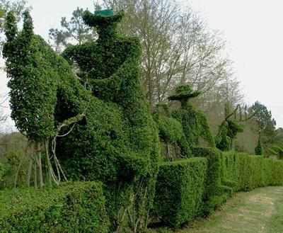 topiary hedge ... love this Garden Topiary, Gorgeous Landscapes, Bushes And Shrubs, Topiary Garden, Formal Garden, Topiary Trees, Flower Sculptures, Landscape Designs, Edward Scissorhands