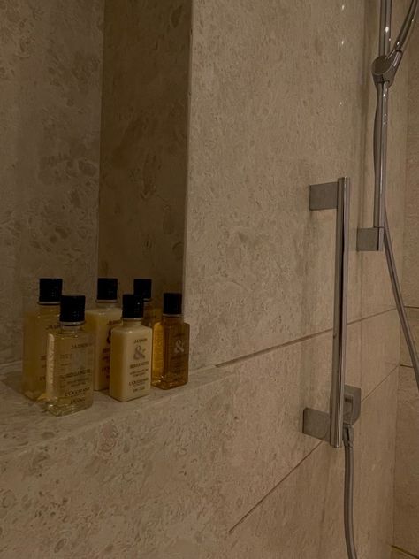 Shower Aesthetic Dark, Dark Shower Aesthetic, Loccitane Aesthetic, Shower Aesthetic, Aesthetic Dark, Dark Beige, Dark Aesthetic, Shower