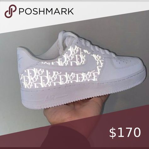 Dior Air Force, Dior Print, Nike Shoes Custom, Leopard Print Sneakers, Shoes For Me, Fashion Clipart, Custom Nike Shoes, Custom Air Force 1, Shoes Custom