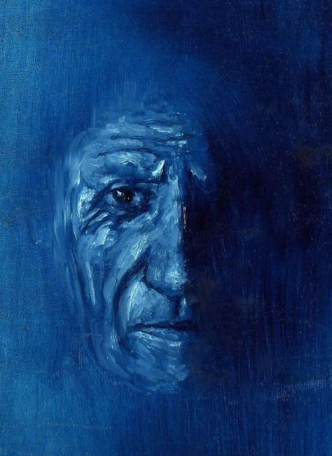 art Picasso Blue Period, Pablo Picasso Artwork, Picasso Blue, Pablo Picasso Art, Art Alevel, Blue Period, Picasso Art, Artist Style, Portrait Artist