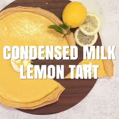 Condensed milk lemon tart | condensed milk, condensed milk, tart, tart, milk, milk, recipe | It's like heaven in a tart! Click here for the full recipe >>> https://www.bestrecipes.com.au/recipes/condensed-milk-lemon-tart-recipe/atvs6968 | By Best Recipes Lemon Tart With Condensed Milk, Condensed Milk Tart, Lemon Tart Recipe, Milk Tart, Lemon Filling, Tart Recipe, Lemon Tart, Sweetened Condensed Milk, Tart Recipes