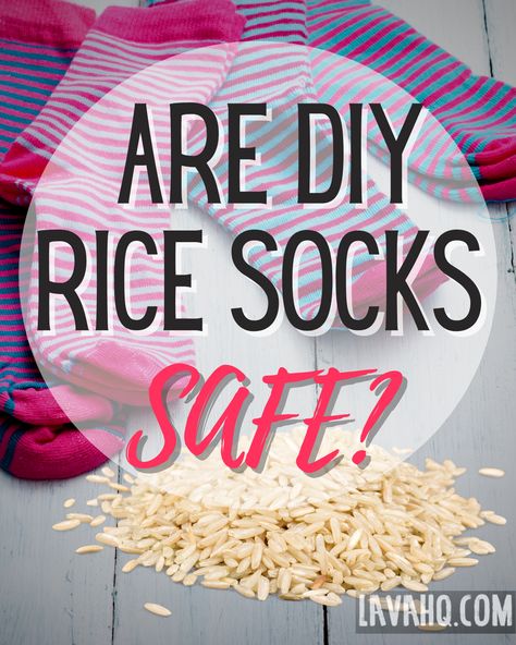 Can you put a sock in the microwave, filled with some white rice, and treat it like a heating pad to soothe sore muscles? Can you make a heating pad with an old piece of clothing and some dried pantry food? Of course you can. But should you? Is it safe? Is it reliably useful? Is it... palatable? #DIY #Rice #socks #heatingpad #pain #womenshealth #cramps Rice Sock Heating Pad Diy, How To Make A Microwave Heating Pad, Rice Socks Diy Heating Pads, How To Make A Heating Pad Rice, Rice Heating Bags Diy, Rice Hot Packs Diy, Sock Heating Pad Diy, Diy Heating Pad Microwavable Rice Sock, Diy Heat Pack Microwave