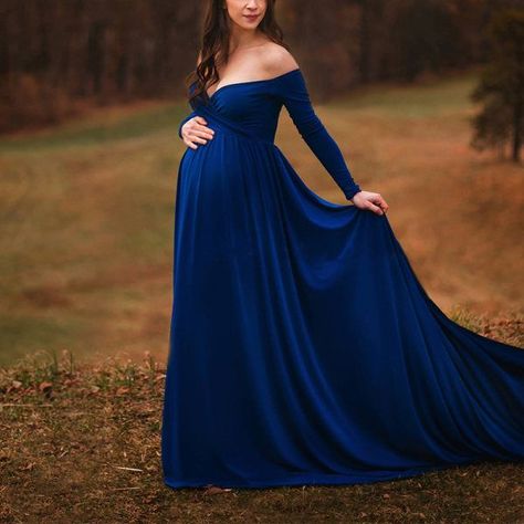 Royal Blue Maternity Dress Photoshoot, Navy Blue Maternity Dress Photography, Blue Maternity Shoot, Royal Blue Maternity Dress, Navy Blue Maternity Dress, Maternity Evening, Blue Maternity Dress, Maternity Casual, Cute Maternity Dresses