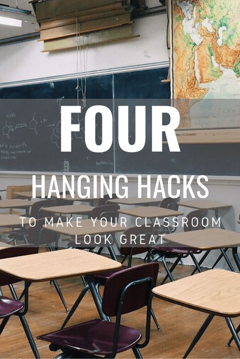 4 Hanging Hacks to Make Your Classroom Look Great - Educate with Ease Classroom Ceiling Lights, Decorating Cinder Block Walls, Things To Hang From Ceiling, Classroom Ceiling Decorations, Classroom Curtains, Classroom Ceiling, Hanging Patio Lights, Classroom Window, Cinder Block Walls