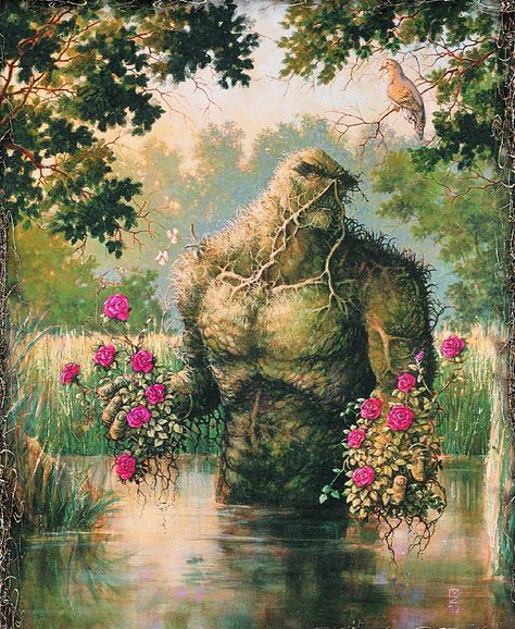 Swamp Thing by Michael Zulli, 1996 Vertigo Comics, Swamp Thing, Justice League Dark, Univers Dc, Jim Lee, Arte Dc Comics, Jolly Rancher, New 52, Bd Comics