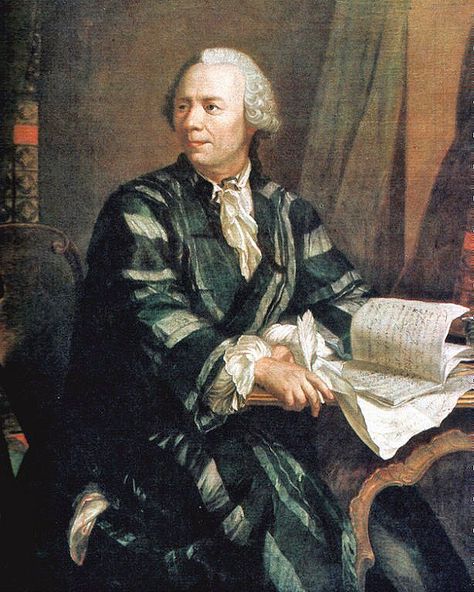 Painting of Leonhard Euler (1707 - 1783) by artist Johann Georg Brucker. Euler is widely regarded as the greatest mathematician of all time. Wikipedia Logo, Leonhard Euler, Mathematical Analysis, Number Theory, Famous Scientist, Richard Feynman, Mathematical Equations, Fluid Dynamics, Isaac Newton