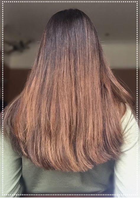 Straight dark brown to chestnut brown balayage. Nice colour for the autumn season 🍂🍂 Chestnut Brown Balayage, Brown Balayage, Chestnut Brown, Autumn Season, Fall Season, Chestnut, Balayage, Dark Brown, Long Hair Styles