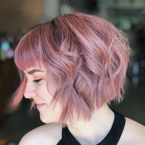 Smoky Hair Color, Mauve Hair Color, Smokey Hair, Mauve Hair, Lavender Hair Colors, Pixie Haircut For Round Faces, Colored Hair Tips, Diy Hair Color, Spring Hair Color