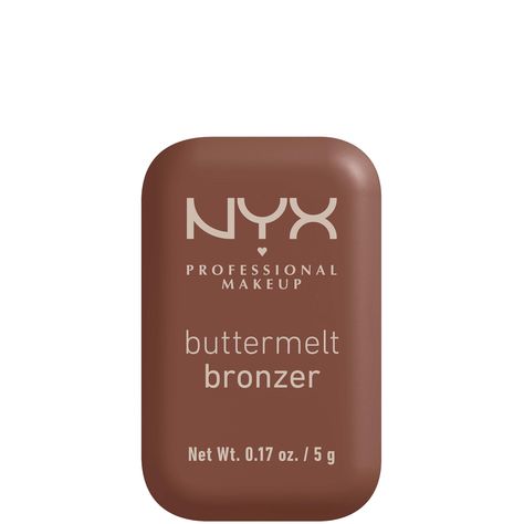 Boasting up to 12 hours of budge-proof wear, the NYX Professional Makeup Buttermelt Powder Bronzer grants sun-kissed colour to warm the complexion.  The rich, buttery-blend formula glides onto the skin with a seamless, soft-focus finish. Its high-impact pigment can be effortlessly diffused to visibly sculpt and define the cheeks, nose and jawline, leaving radiant coverage that's available in an array of shades. Plus, the skincare-infused bronzer features shea butter, mango butter and almond butt Ultra Beauty, Instant Tan, Powder Bronzer, Highlighter And Bronzer, Too Faced Bronzer, Makeup Bronzer, Moisturizer With Spf, Mango Butter, Tanning Lotion