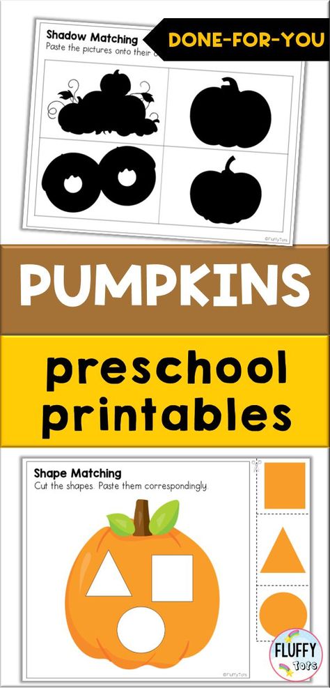 Pumpkins Lesson Plans Preschool, Pumpkin Activities Toddlers, Halloween Shapes Preschool, Big Medium Small Preschool Activities, Pumpkins Activities Preschool, October Lesson Plans For Toddlers, Toddler Pumpkin Activities, Pumpkin Activity For Preschool, Pumpkin Toddler Activities