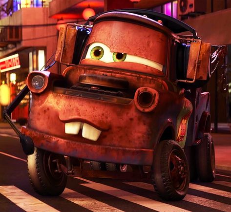 From Pixar’s Cars 2 (2011) Mater Cars Disney, Cars Pfp, Mater Cars, Tow Mater, Cars Disney, Pixar Characters, Car Icons, Cars 2, Cars Movie