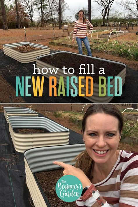 You can fill your new raised bed without spending an enormous amount on soil. Here's a method to make the best of use of what you have and still have quality soil in which your garden vegetables will thrive! Raised Garden Bed Soil, Making Raised Beds, Butterfly Garden Plants, Composting Process, Vegetable Beds Raised, Raised Flower Beds, Vegetable Garden Raised Beds, Garden Layout Vegetable, Cucumber Plant