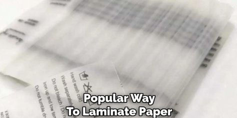 How to Laminate Paper with Plastic Wrap | Quick Solution (2024) How To Laminate Without A Laminator, Diy Laminate Paper, Laminating Paper, Paper Mache Clay, Saran Wrap, Cling Wrap, Clear Tape, Diy Holder, Packing Tape