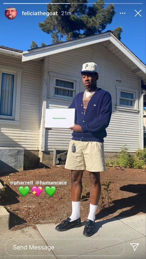 Tyler the creator on IG (follow @pvjvritos for NEW pics of Tyler) #tylerthecreator #tyler Tyler The Creator Loafers Outfit, Tyler The Creator Loafers, 90s Preppy Fashion, 90s Fashion Men Outfits, Tyler The Creator Fashion, Fashion Men Outfits, Tyler The Creator Outfits, Spiritual Fashion, 90s Fashion Men