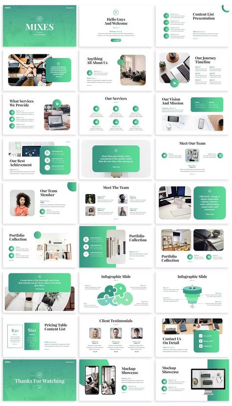 Clean Business Google Slide Template Business Model Template, Google Slide Templates, Typography Logo Fonts, Business Case Template, Sales Deck, Ppt Free, Business Ppt Templates, Powerpoint Ideas, Wayfinding Signs