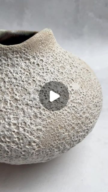 Crater Glaze Recipe, Volcanic Glaze Recipe, Flower Orchid, Floor Vases, Bunny Statue, Moon Surface, Ceramic Glaze Recipes, Silicon Carbide, Hand Built Pottery