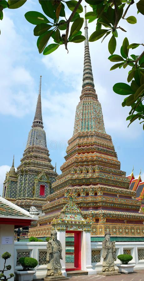 Wat pho temple in Bangkok royalty free stock photos Wat Pho Bangkok, Wat Arun, Wat Pho, Illustration Photoshop, Vertical Images, Buddhist Temple, Bangkok Thailand, Southeast Asia, Buddhism