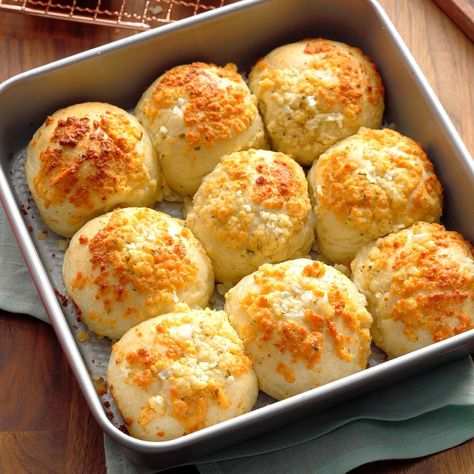 Parmesan-Ranch Pan Rolls Pan Rolls Recipe, Pan Rolls, Frozen Bread Dough, Homemade Spaghetti, Cheese Biscuits, 5 Ingredient Recipes, Spaghetti Sauce, 5 Ingredient, Bread Rolls