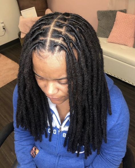 Dreadlock Extensions Black Women, Lock Extensions Dreadlocks Natural Hair, Dreadlocks Extensions, Dread Extensions Black Women, Styling Long Dreads Black Women, Locks Styles, How To Dread Lock Your Hair, Dreadlock Journey Black Women, Dread Locks Black Women Hairstyles