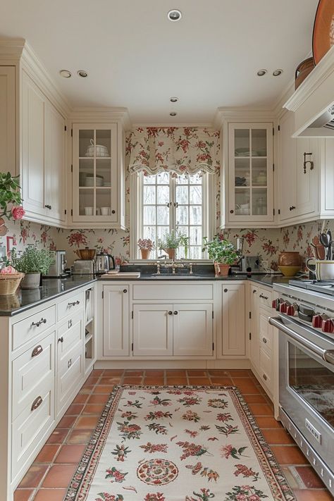 29 French Style Kitchen Ideas 23 The Coast Aesthetic, French Style Kitchen Ideas, French Chateau Kitchen, Industrial Loft Kitchen, Loft Kitchens, Cottage Kitchen Inspiration, French Style Kitchen, Distressed Wood Furniture, Inviting Kitchen