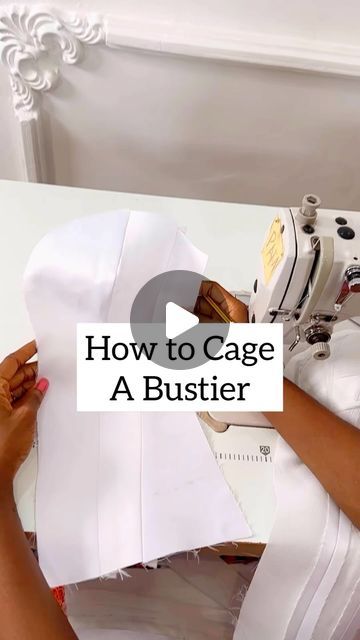 Precious Tonna on Instagram: "Caging bustier is so easy but you need to master certain techniques to do it well… sneak peak into our luxury class module 2 💃💃💃Coming this April" Bust Cage Pattern, Easy Bustier Pattern, Bustier Pattern, Sewing Tricks, Sneak Peak, Do It, Sewing Patterns, Sewing, Pattern