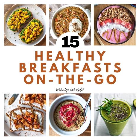 15 Quick And Healthy Breakfast Ideas On-The-Go Health Quick Breakfast Ideas, Breakfast Quick Healthy, Easy Grab And Go Breakfast Healthy, Clean Eating Breakfast Recipes Easy, Healthy Cheap Breakfast Ideas, Breakfast Ideas Work, Breakfast Ideas Healthy Quick, Easy Healthy Breakfast On The Go, Easy Fast Breakfast Ideas