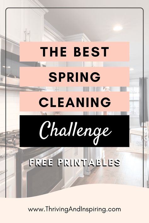 Best April Spring Cleaning Challenges + Free Printables 1 Week Challenge, Spring Cleaning Challenge, April Challenge, Cleaning Challenge, Decluttering Hacks, Week Challenge, Working On Me, Spring Cleaning Hacks, Printable Checklist