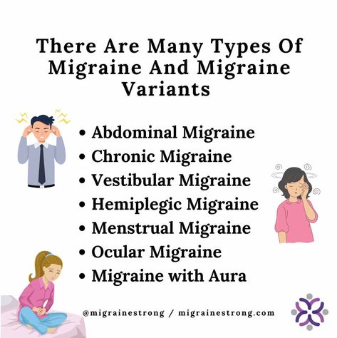 Migraine Strong | Pressing on with Migraine Awareness Month… Did you know there are many types of Migraine? Until I was diagnosed with Vestibular Migraine, I… | Instagram Migraine Awareness Month, Migraine Hangover, Menstrual Migraines, Types Of Migraines, Migraine Awareness, Migraine Help, Nausea Relief, Anti Nausea, Magnesium Lotion